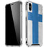 Finland Flag Distressed iPhone X/XS Clear Case